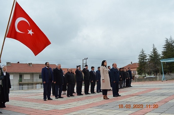 18 Mart Şehitleri Anma Günü ve Çanakkale Deniz Zaferi'nin 108’ıncı Yıl Dönümü Törenle Kutlandı.